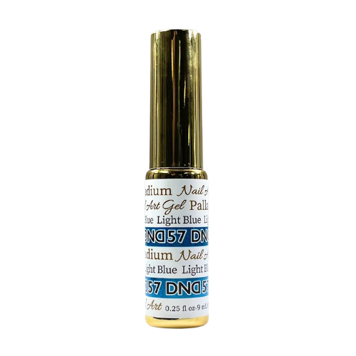 57 Light Blue Nail Art Gel Liner Palladium by DND