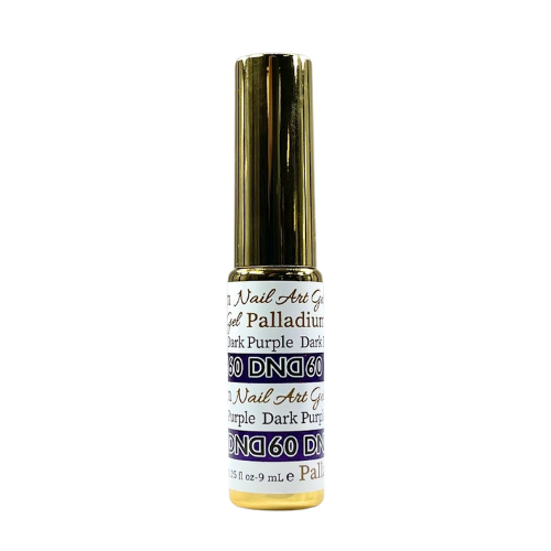 60 Dark Purple Nail Art Gel Liner Palladium by DND