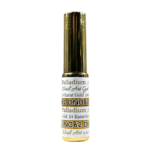 62 24 Karat Gold Nail Art Gel Liner Palladium by DND