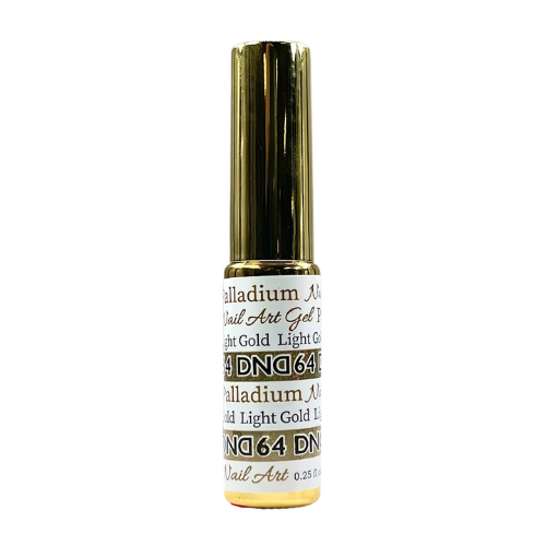 64 Light Gold Nail Art Gel Liner Palladium by DND