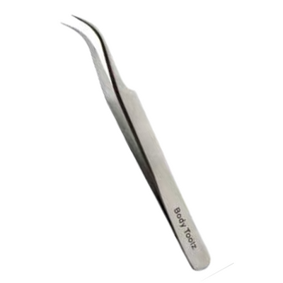 Body Toolz - Fine Pointed Curved Tweezer (5080)