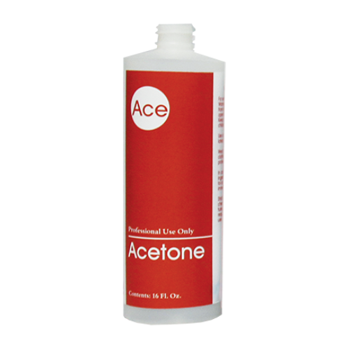 Empty Plastic Bottle with Twist Cap 16oz - Acetone