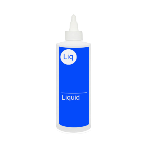 Empty Plastic Bottle with Twist Cap 8oz - Nail Liquid