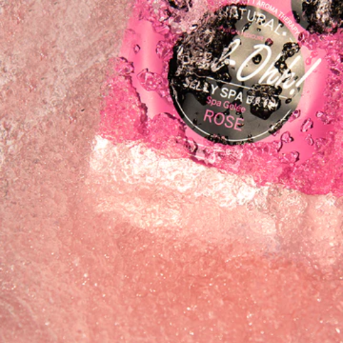 Sample of Rose Gel-Ohh Jelly Spa Bath By Avry Beauty