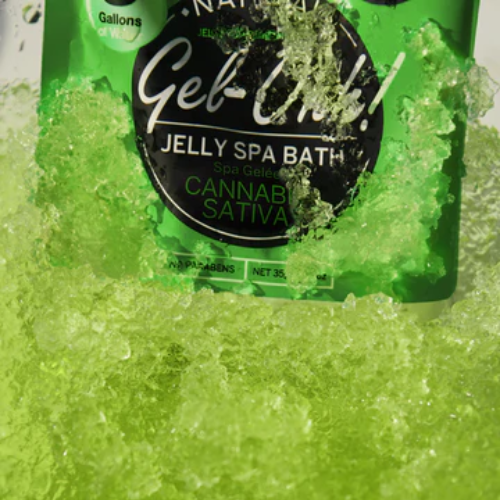 Sample of Sativa Gel-Ohh Jelly Spa Bath By Avry Beauty