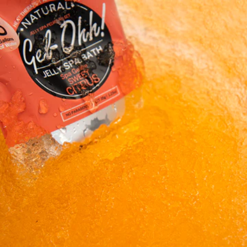 Sample of Sweet Citrus Gel-Ohh Jelly Spa Bath By Avry Beauty