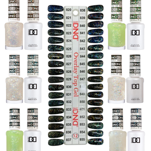 DND Swatch Gel & Polish Overlay Collection 12 - 36 Colors