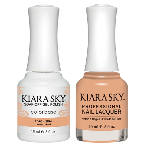 5105 Peach Bum Gel & Polish Duo All-in-One by Kiara Sky