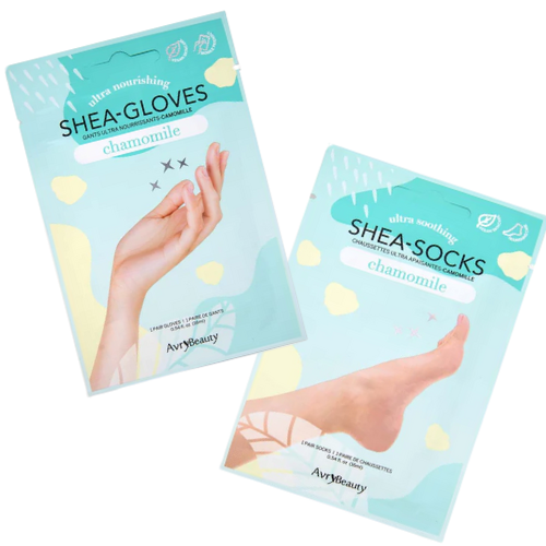 Shea Chamomile Glove & Socks Bundle By Avry Beauty