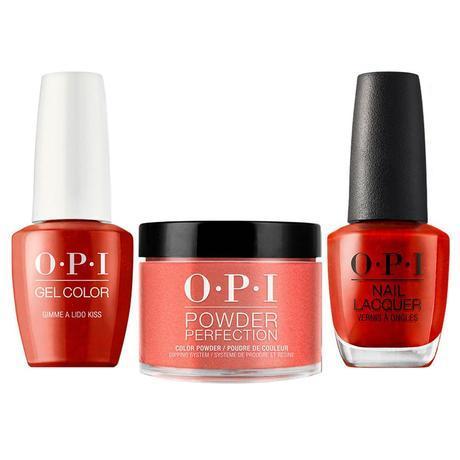 Opi trio red, popular black, pink