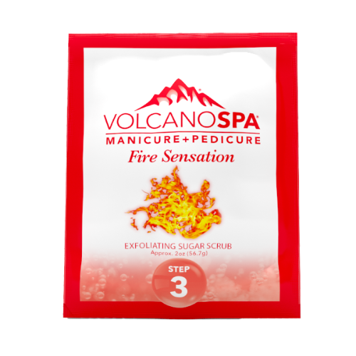 Raspberry Plum (Fire Sensation) 6 Step Pedicure Step 3 Kit By Volcano Spa