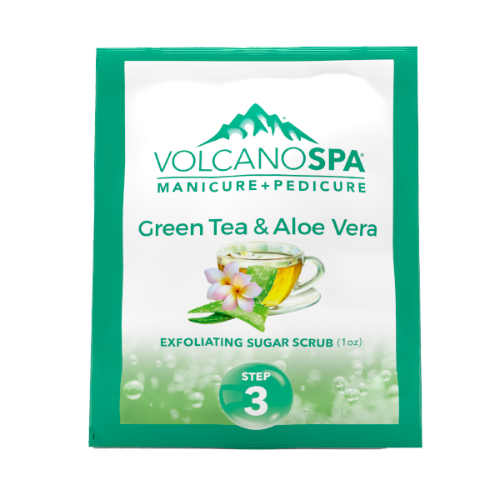 Green Tea & Aloe Vera 6 Step Pedicure Step 3 Kit By Volcano Spa