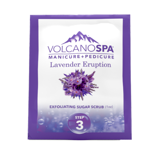 Lavender Eruption 6 Step Pedicure Step 3 Kit By Volcano Spa