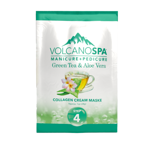 Green Tea & Aloe Vera 6 Step Pedicure Step 4 Kit By Volcano Spa