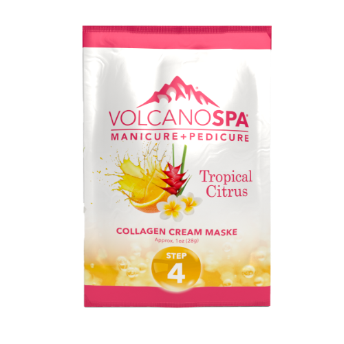 Tropical Citrus 6 Step Pedicure Step 4 Kit By Volcano Spa