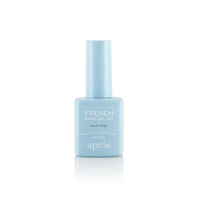 AB-115 White, Blue, and You French Manicure Gel Ombre By Apres