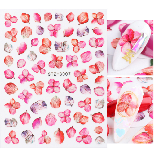 Nail Art Stickers Flower - C007