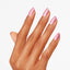 hands wearing G01 Aphrodite Pink Nightie Gel Polish by OPI