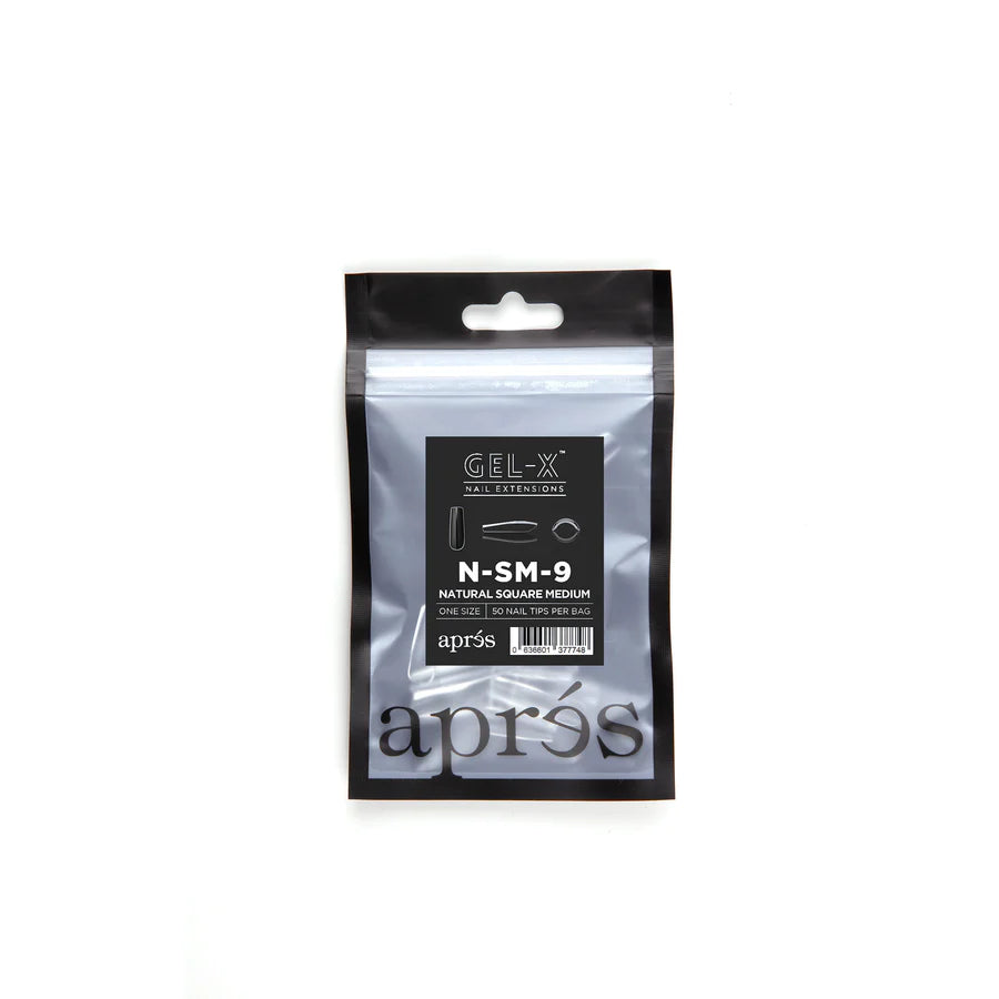 Natural Medium Square 2.0 Refill Tips Size #2 By Apres