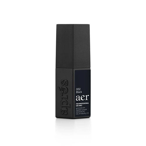 #A002 Black Aer Gel Toned Color 15ml By Apres