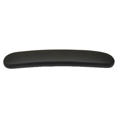 Black Cushion Nail Table Curved Arm Rest 20"