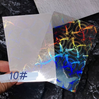 Nail Art Transparent Holographic  Sticker - Pinwheel
