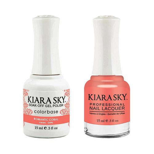 #490 Romantic Coral Classic Gel & Polish Duo by Kiara Sky