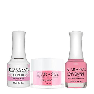 #565 Pink Champagne Trio by Kiara Sky