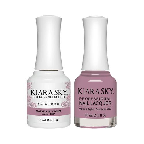 #597 Mauve a Lil' Closer Classic Gel & Polish Duo by Kiara Sky