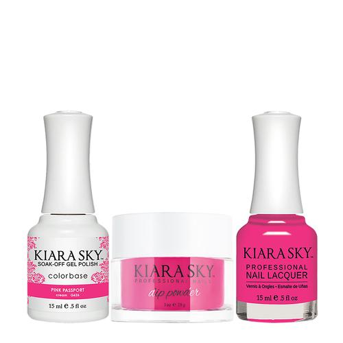 #626 Pink Passport Trio by Kiara Sky