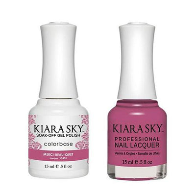 #531 Merci-Beau-Quiet Classic Gel & Polish Duo by Kiara Sky