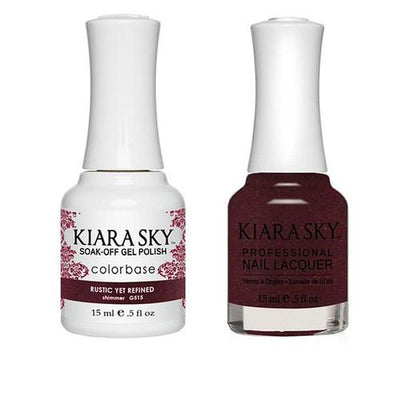 #515 Rustic Yet Refined Classic Gel & Polish Duo by Kiara Sky