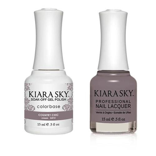 #512 Country Chic Classic Gel & Polish Duo by Kiara Sky