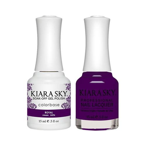 596 Royal Classic Gel & Polish Duo by Kiara Sky