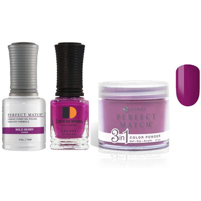 131 Wild Berry Perfect Match Trio by Lechat