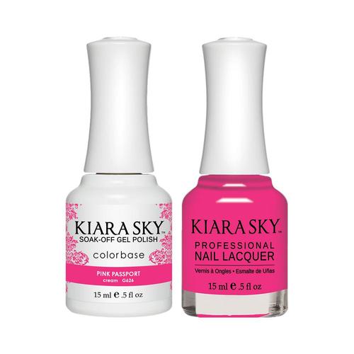 626 Pink Passport Classic Gel & Polish Duo by Kiara Sky