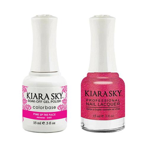 #451 Pink Up The Pace Classic Gel & Polish Duo by Kiara Sky