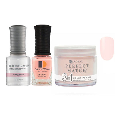 008 Pink Ribbon Perfect Match Trio by Lechat