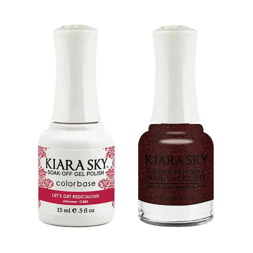 #480 Let's Get Rediculous Classic Gel & Polish Duo by Kiara Sky