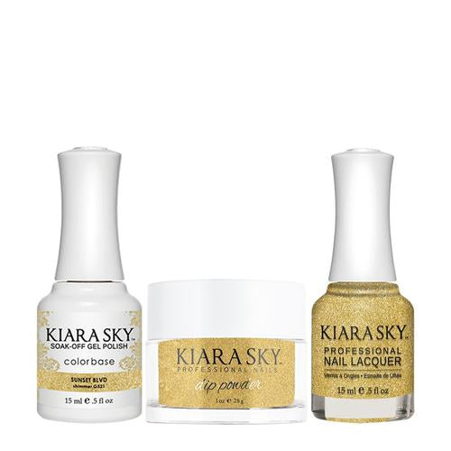 #521 Sunset Blvd Trio by Kiara Sky