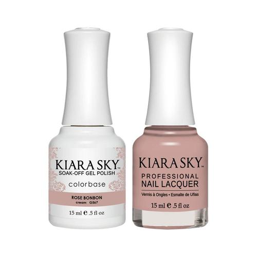 #567 Rose Bon Bon Classic Gel & Polish Duo by Kiara Sky