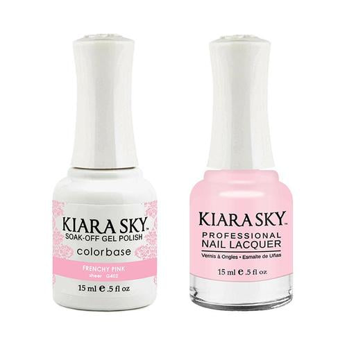 #402 Frenchy Pink Classic Gel & Polish Duo by Kiara Sky