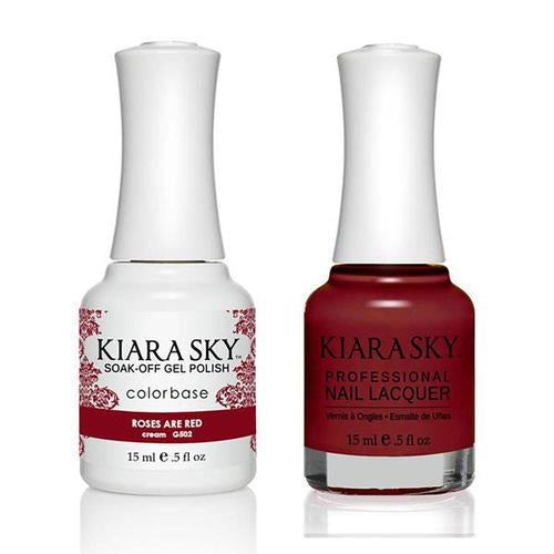 #502 Roses Are Red Classic Gel & Polish Duo by Kiara Sky