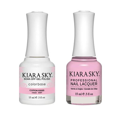 #537 Cotton Kisses Classic Gel & Polish Duo by Kiara Sky