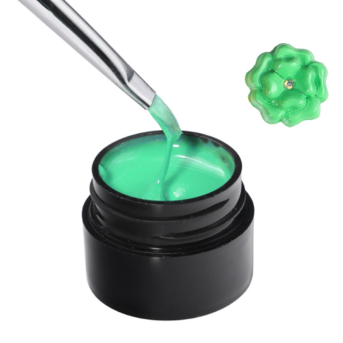 12 Green 3D Nail Carving Gel 5g by Apex