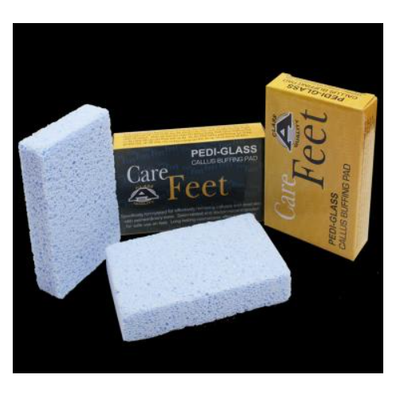 Care Feet Pedi-Glass Callus Buffing Pad (Blue)