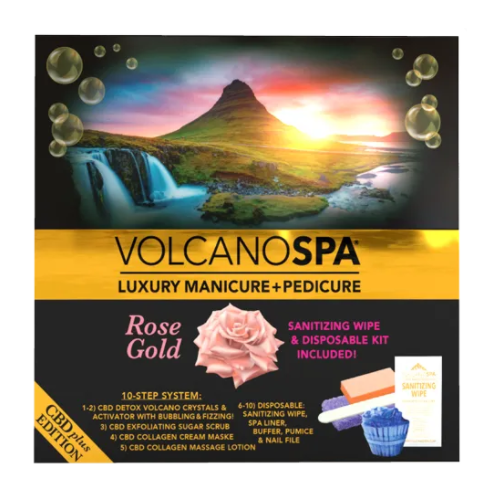 Rose Gold 10-in-1 Spa Kit By Volcano Spa