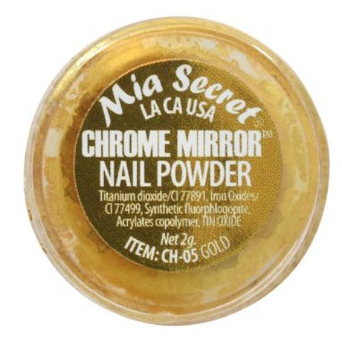 Gold 05 Chrome Mirror Nail Art Powder By Mia Secret