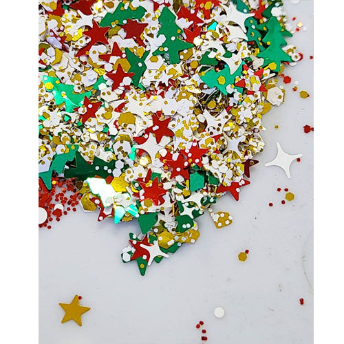 Christmas Glitters & Art - 6 piece set
