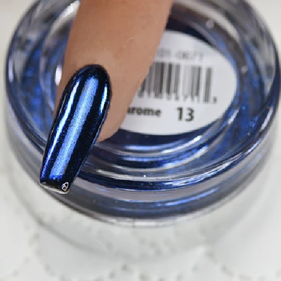 Cre8tion Nail Art Chrome Powder 1g - 13 Deep Blue